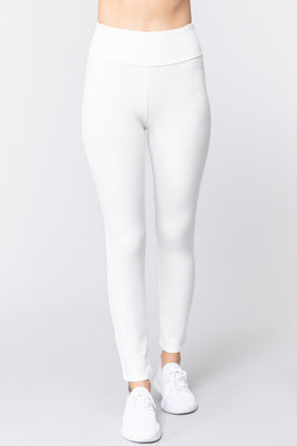 Waist Band Long Ponte Pants