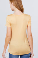 V-neck Rayon Jersey Top