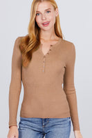 Viscose Henley Sweater