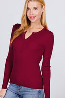 Viscose Henley Sweater