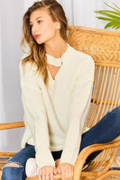 Chocker Neck Oversize Sweater