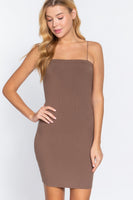 Cami Heavy Rib Mini Dress