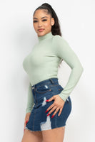 Mock Neck Long Sleeve Top